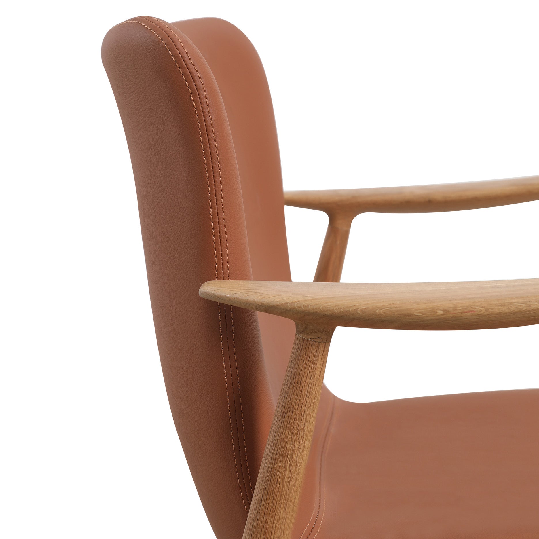 Korobi II spisebordsstol læder